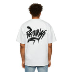 BROOKS - Graffiti Oversized Tee - White